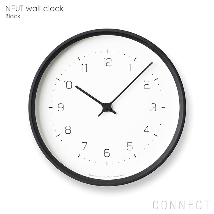 【ミニタオル付き】掛け時計 デザイン時計 / Lemnos(レムノス) / NEUT wall clock(ニュート ウォール クロック) [3]