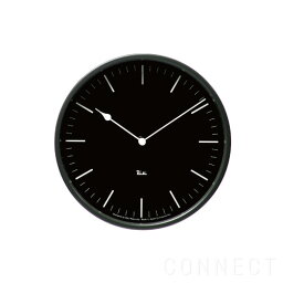 LEMNOS(レムノス)Riki Steel Clock(リキスティールクロック) 棒指標 ブラック　電波時計 / 掛け時計
