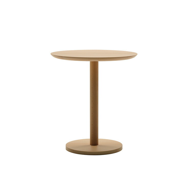 MARUNI COLLECTION（マルニコレクション） / HIROSHIMA / サイドテーブル / ビーチ材・ウレタン樹脂塗装（ナチュラルホワイト） / おしゃれ 丸テーブル ベッドサイド ラウンドテーブル 北欧調