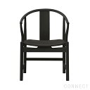 【正規品】PP Mobler（PPモブラー） / PP56 Chinese Chair（チャイニーズチェア） / オーク材・Tannic Tint Black仕上げ / スタンダードレザー / ブラック