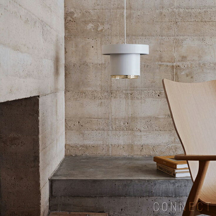 Artek(アルテック) / A201 Pendant Lamp(A201ペンダント)/ ホワイト×ブラス 北欧 照明 (送料無料)