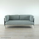 Vitra(ヴィトラ) / Anagram Sofa(アナグラムソファ)2シーター / Dumet(デュメ)28 sage steel blue / アルミベー...