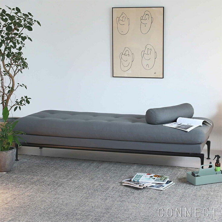 Vitra（ヴィトラ） / Suita Daybed tufted（スイタデイベッドタフテッド） / Volo mid-gray / ロールクッション付き / ソファ 【送料無料】