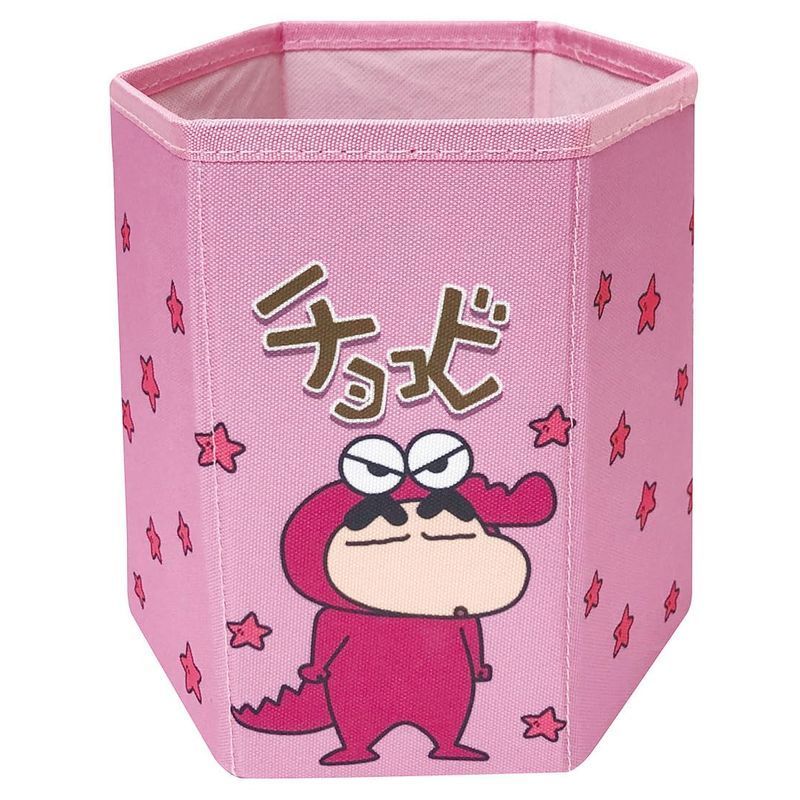 樂天商城 - アイプランニング クレヨンしんちゃん チョコビ折りたたみ収納BOX ピンク W190×H190×D165mm K1895B