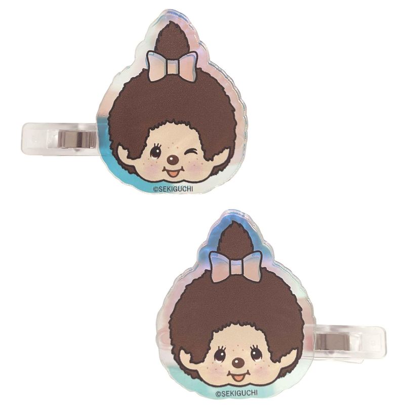 アイプランニング モンチッチ オーロラアクリルヘアクリップ モンチッチちゃん H40...