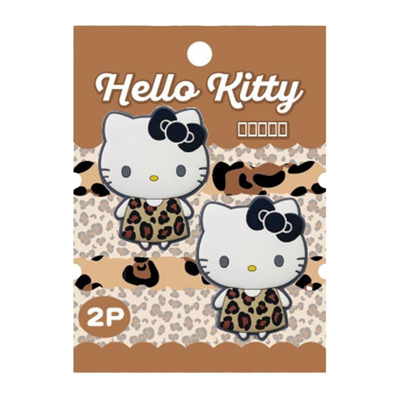 アイプランニング サンリオ ぎゃるりーぬ 平成 フリルゴム2Pセット レオパード マスコット約W35×H45×D4..