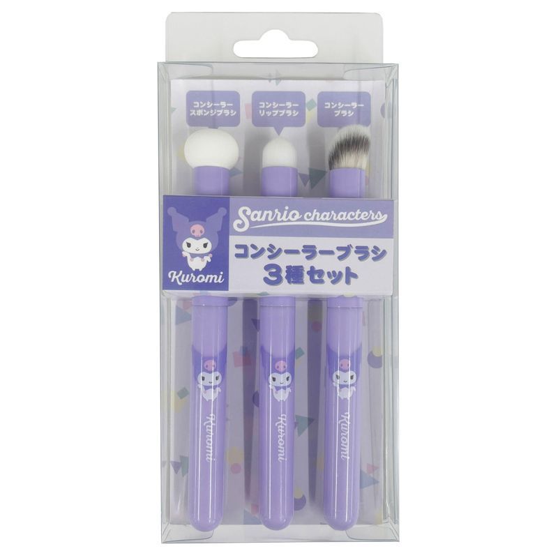 アイプランニング サンリオキャラクターズ コンシーラーブラシ3種セット クロミ 約Φ20×H125mm K5245C