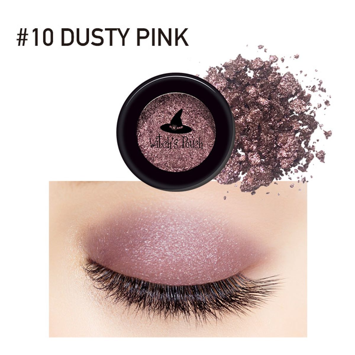 ウィッチズポーチ セルフィーフィックスピグメント10 / 10DUSTY PINK