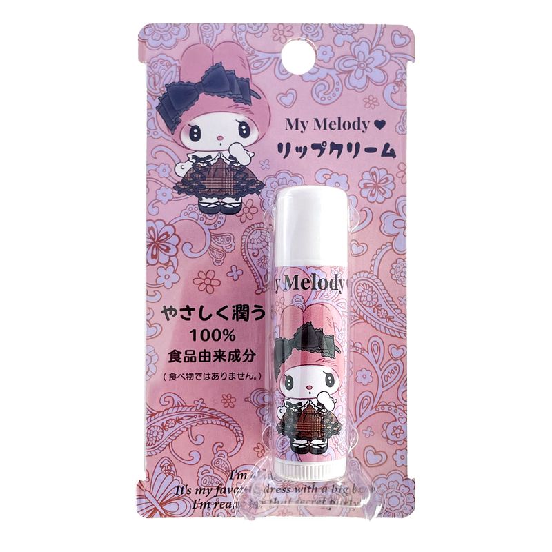 マイメロディー リップクリーム リップスティック ペイズリー 微香性 無色 リップ リップスティック 保湿リップ