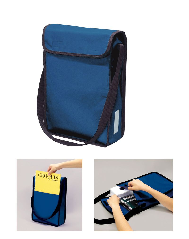 A4 ショルダースケッチバッグ 紺 美術 画材 美術 画材 書道