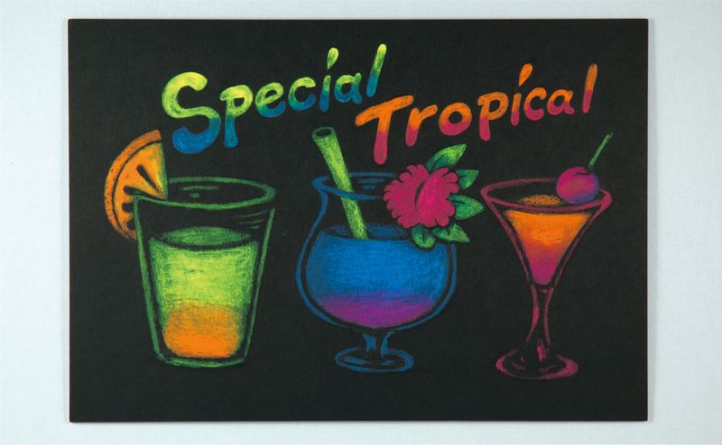 美容コスメ雑貨 CONNECTのアートパネル ジャケット判 ブラック/ホワイト 美術 画材 美術 画材 書道｜アングル2
