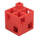 J ArtecLブロック 四角 100ピース 赤 アーテックブロック Lブロック Artecブロック