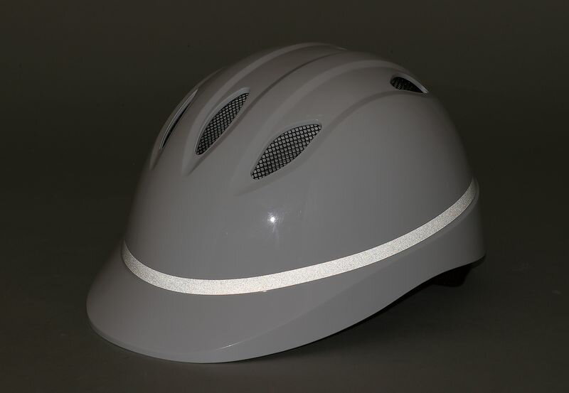 自転車用ヘルメット メッシュ+通気孔付モデル S/M ホワイト 防犯 防災商品 防犯 防災