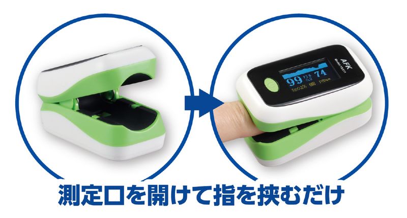 オキシチェッカー グリーン 医療用品 医療 介護の紹介画像3