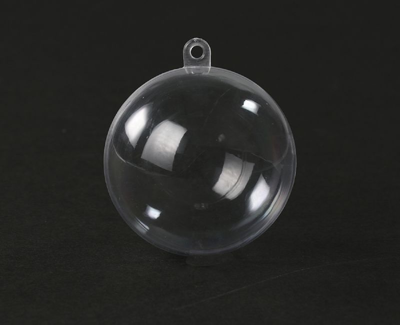 透明カプセル ホルダー付 60mm 10個入 素材 図工 工作 クラフト ホビー