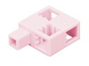 Artecブロック ハーフQ 薄ピンク8pcsセット アーテックブロック Lブロック Artecブロック