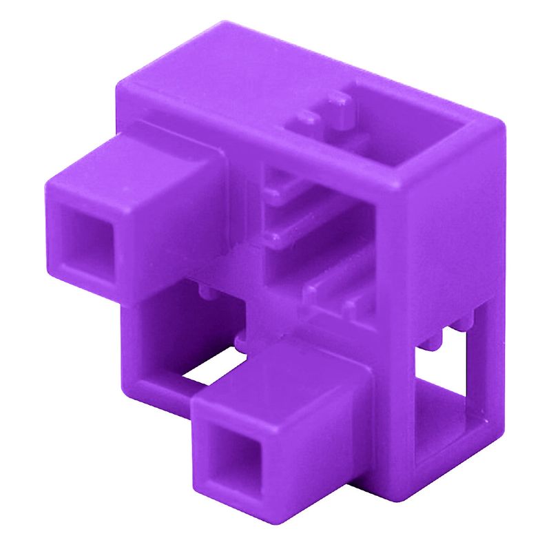 Artecブロック ハーフB 8P 紫 アーテックブロック Lブロック Artecブロック