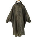 ビコーズ スーパーライト レインポンチョ カーキ 軽量 軽い レインコート フリーサイズ 花粉防止 メンズ レディース ユニセックス レインウェア 収納ポーチ付き カッパ おしゃれ シンプル