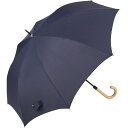 ビコーズ スムースジャンプ プレーンカラー ネイビー 紺色 傘 メンズ レディース ユニセックス 長傘 雨傘 日傘 UVカット 遮光 晴雨兼用 大きい 軽量 丈...