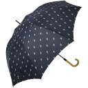 ビコーズ スムースジャンプ アンブレラ ネイビー 紺色 傘 メンズ レディース ユニセックス 長傘 雨傘 日傘 UVカット 遮光 晴雨兼用 大きい 軽量 丈夫 ...