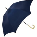 ビコーズ リペット ネイチャーカラー ネイビー 紺色 傘 メンズ レディース ユニセックス 長傘 雨傘 日傘 UVカット 紫外線 遮蔽率 98%以上 晴雨兼用 大きい 軽量 丈夫 手開きタイプ サスティナブル