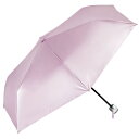 ビコーズ パールブ ミニ ピンク 傘 レディース 折傘 折りたたみ傘 雨傘 日傘 UVカット 遮光 晴雨兼用 手開きタイプ