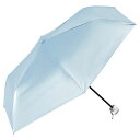 ビコーズ パールブ ミニ サックス 青 ブルー系 傘 レディース 折傘 折りたたみ傘 雨傘 日傘 UVカット 遮光 晴雨兼用 手開きタイプ