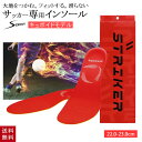 BMZ ストライカー レボーテ インソール レッド キュボイドモデル 23.5-24.5cm S サッカー インソール スポーツ 中敷き アーチサポート 衝撃吸...