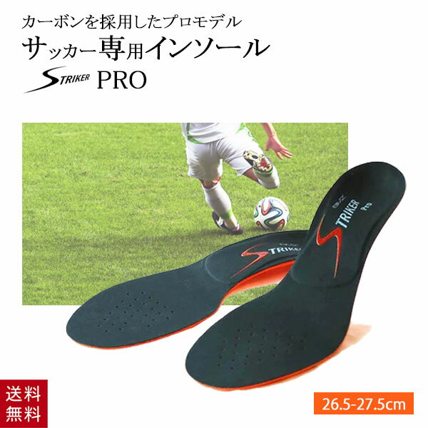 BMZ インソール ストライカープロ ストライカースポーツ プロモデル ブラック 黒 26.5-27.5cm