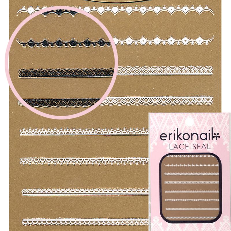 ビューティーネイラー エリコネイル レースシール ネイルシール ネイルパーツシール ネイル シール ネイルパーツ ネイル デコ用