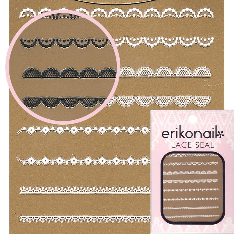 ビューティーネイラー エリコネイル レースシール ネイルシール ネイルパーツシール ネイル シール ネイルパーツ ネイル デコ用