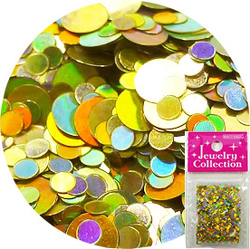 ビューティーネイラー ジュエリーコレクション ホログラム ゴールド ネイル ラメ ホロ ネイルパーツ ネイルアート