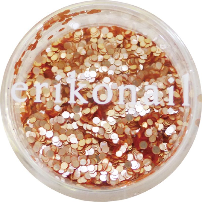 ビューティーネイラー 黒崎えり子 エリコネイル ジュエリーコレクション 純銀オレンジ ネイル ラメ ホロ ネイルパーツ ネイルアート