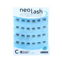 ビューティーネイラー neo lash ネオラッシュ Cタイプ 毛量ボリューミー ブラウン 24pcs 8mm ショート ブラウン 部分用つけまつげ用 つけまつ...