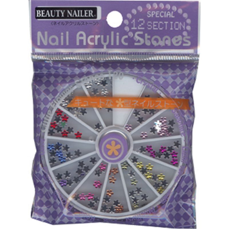 乐天商城 - BEAUTY NAILER ネイルアクリルストーン NAA-6 フラワーストーン10色