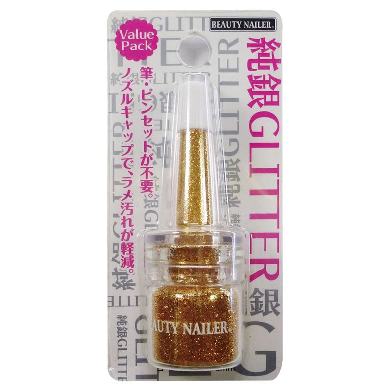Rakuten - ビューティーネイラー ネイル用パウダー 純銀グリッター ゴールド SGP-1