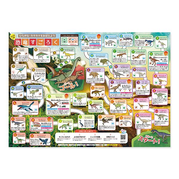 楽天市場 ぷかぷかゼミ お風呂ポスター 恐竜すごろく Pkz601 記憶力を鍛える 知育 教育 学習 学ぶ 話す 浴育 遊ぶ 美容コスメ雑貨 Connect
