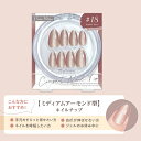STジェリス コンパクトネイルチップ アンバーヘイズ ネイルチップ 30枚入 ミディアム つけ爪 短め シンプル かわいい