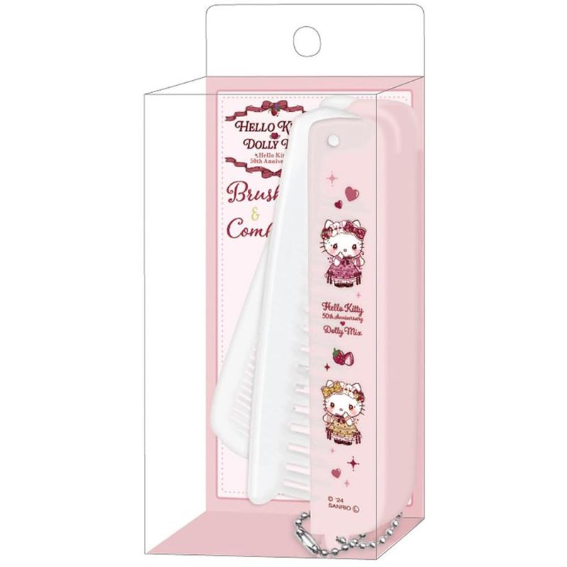 ハローキティ ブラシコーム DOLLYMIX サンリオ 携帯用 ヘアブラシ パステルカラー かわいい