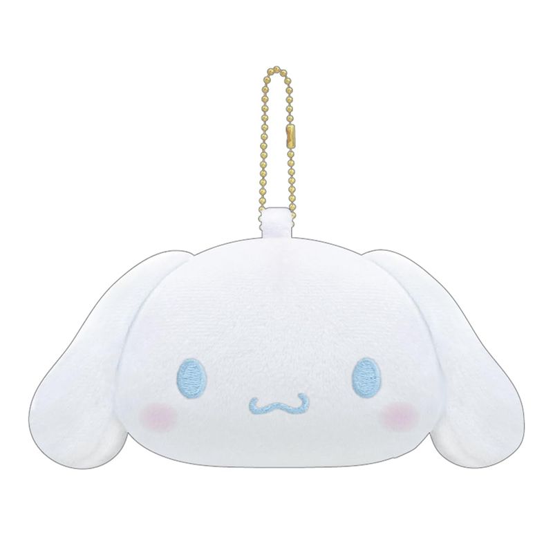 シナモロール ぬいぐるみミラー ふわふわ バッグチャーム付き 手鏡 Sanrio かわいい 身だしなみ チェック