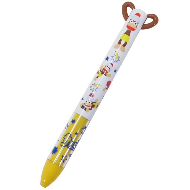 サルゲッチュ 黒赤2色ボールペン mimiペン funbox 新学期準備文具 ゲームキャラクター グッズ 通販