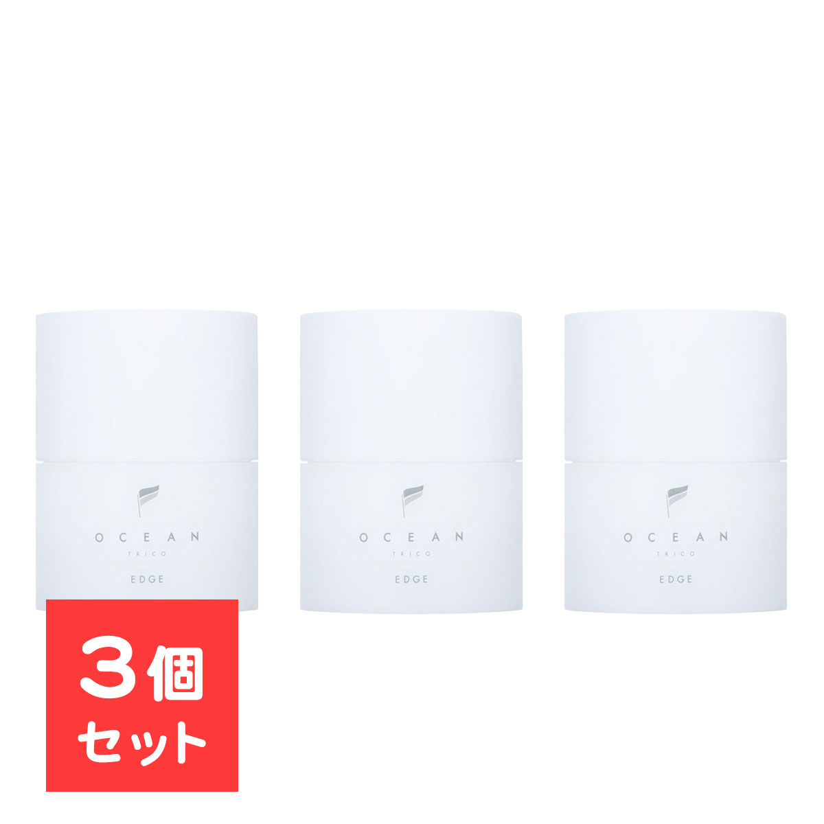 【3個セット】 オーシャントリコ ヘアワックス エッジ 80g 束感 × キープ ワックス 束感ワックス メンズ レディース 男女兼用