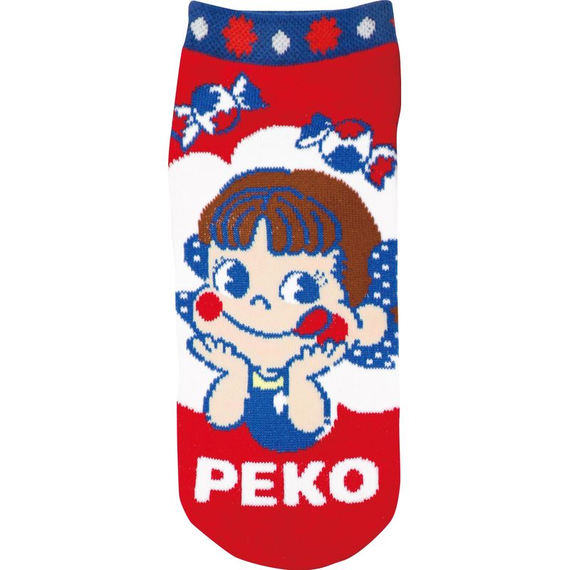 【メーカー・ブランド名】ジェイズプランニング【JAN】4570171353213【個装サイズ】10×25×1cm【重量】25【商品説明】サイズ：大人用(22〜24cm)素材：綿、ポリエステル、ポリウレタン大人気＼ペコちゃん／グッズ♪自分用やプレゼントにもぴったりなユニークな一足です。用途以外のご使用はお控えくださいサイズ：大人用(22〜24cm)素材：綿、ポリエステル、ポリウレタン大人気＼ペコちゃん／グッズ♪自分用やプレゼントにもぴったりなユニークな一足です。【広告文責】株式会社コネクトゲート TEL:06-6599-8021