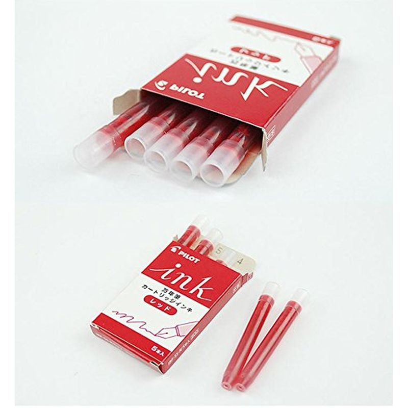 PILOT インク カートリッジ 万年筆用カートリッジインク レッド IRF5SR パイロット