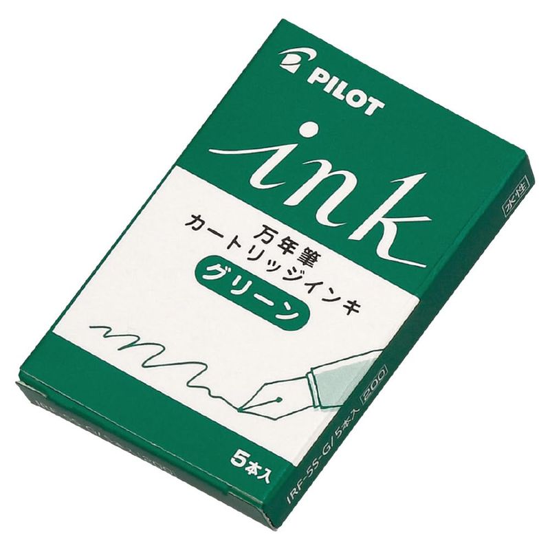 PILOT インク カートリッジ 万年筆用カートリッジインク グリーン IRF5SG パイロット