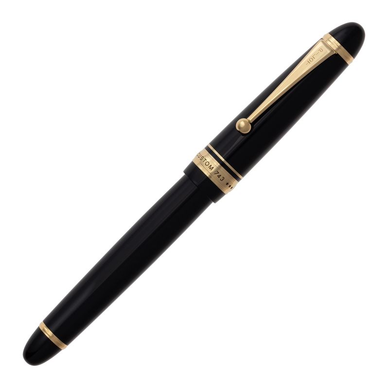 PILOT 万年筆 マンネンヒツ カスタム743 B PO ブラック FKK3000RBPO