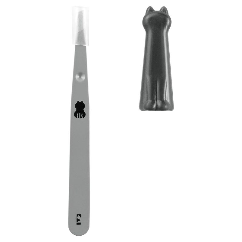 貝印 Nyarming ねこの毛抜き キャップ付き 先斜め形状 先開き防止機能 猫 ネコ 毛ぬき ピンセット 4901..