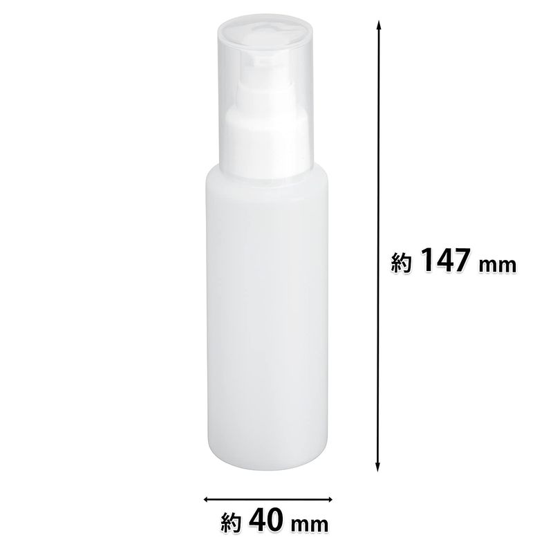 貝印 KC 1328 YOU TIME ジェルポンプ 乳白色 100ml 空ボトル 詰め替え容器 携帯用 旅行 持ち運び ジェル 乳液 小分け connectgate-10033219 美容コスメ雑貨 CONNECT サンプル画像3