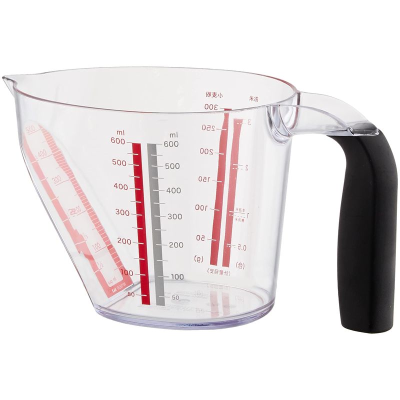 貝印 KAI SELECT100 計量カップ 600ml DH3138 目盛 見やすい 液体 お米 小麦粉 調理道具 2