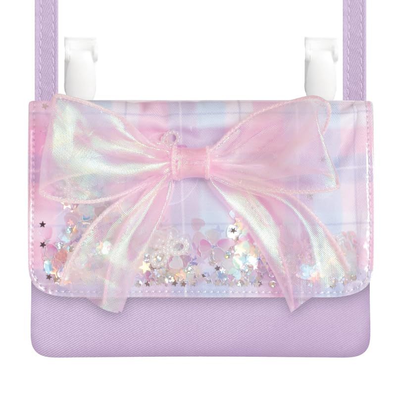 カミオジャパン(Kamiojapan) 横長どこでもポッケ シャカシャカリボン PURPLE